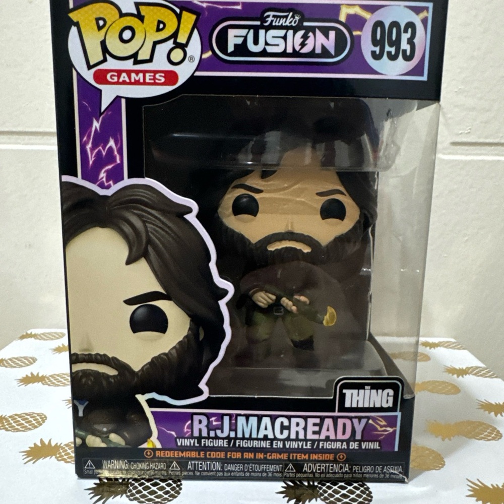 Funko Collectible Box with Black and White Design